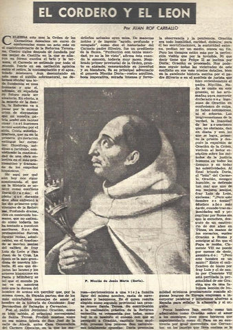 LAMINA 35638: El padre Nicolas De Jesus Maria