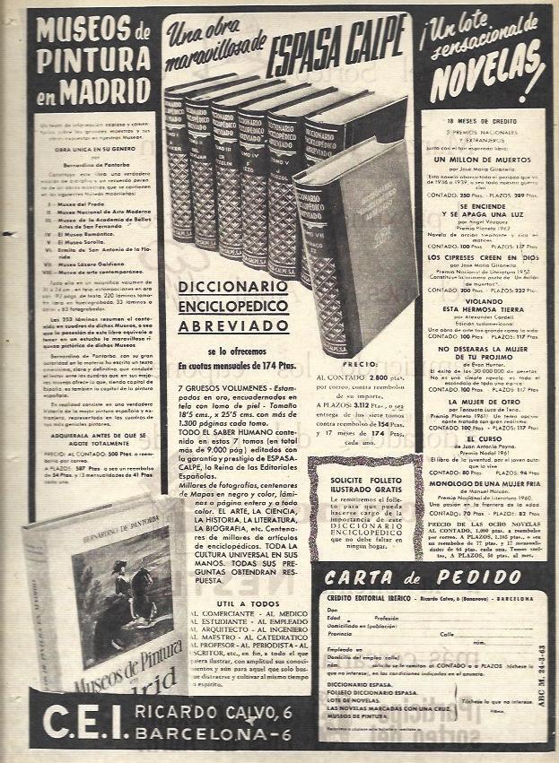 LAMINA 35635: Publicidad de CEI en Barcelona