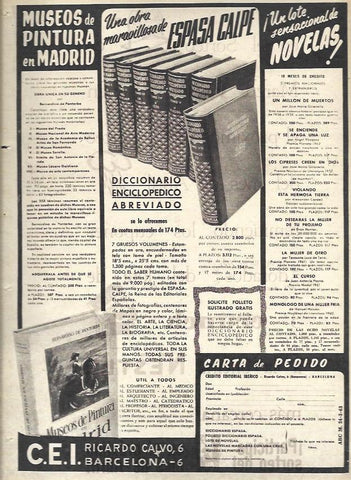 LAMINA 35635: Publicidad de CEI en Barcelona