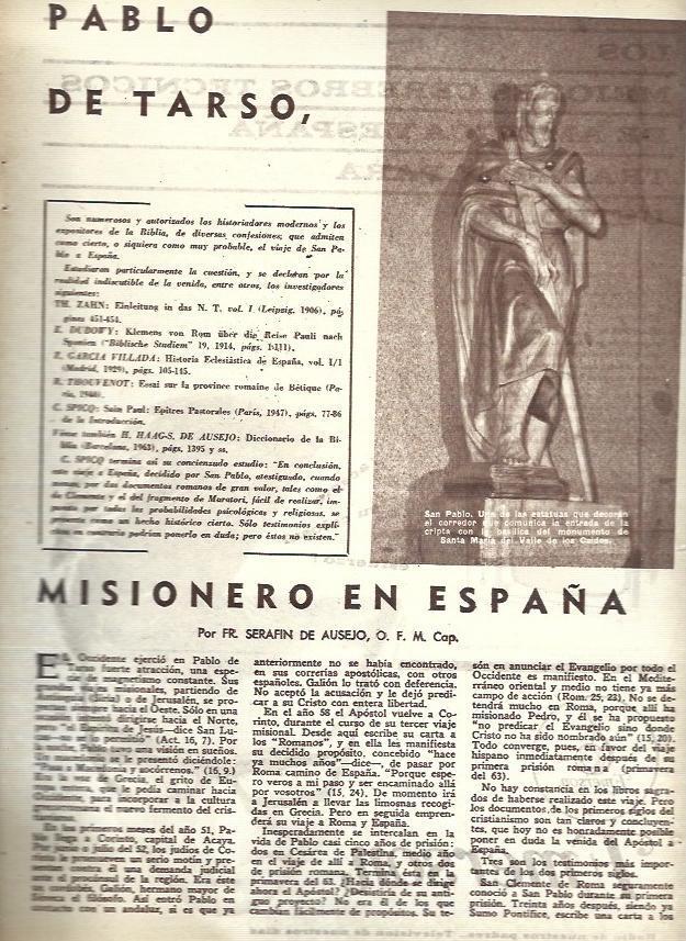 LAMINA 35782: San Pablo, escultura