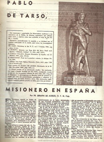 LAMINA 35782: San Pablo, escultura