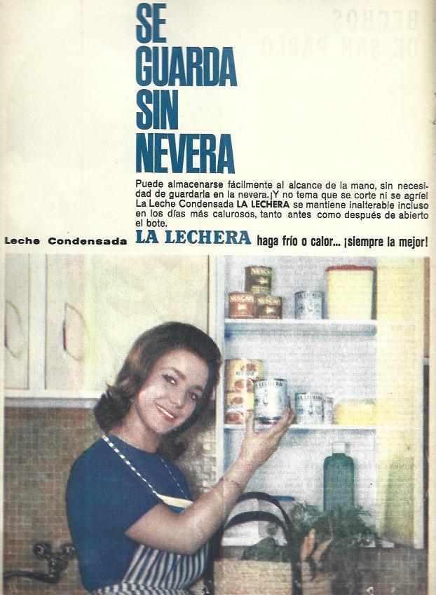 LAMINA 35777: Publicidad de leche condensada La Lechera