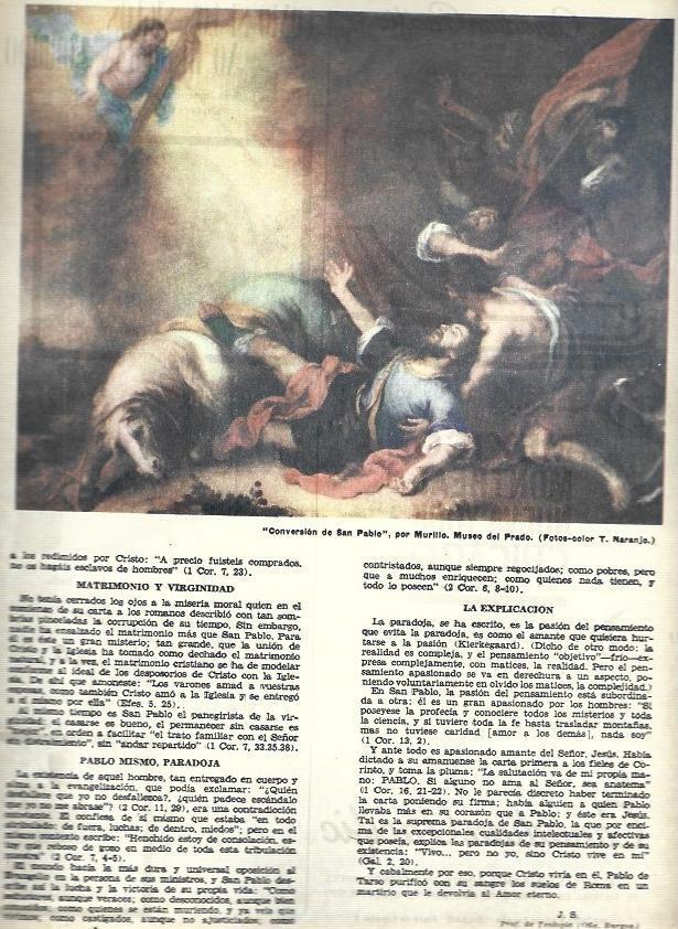 LAMINA 35786: Conversion de San Pablo, por Murillo