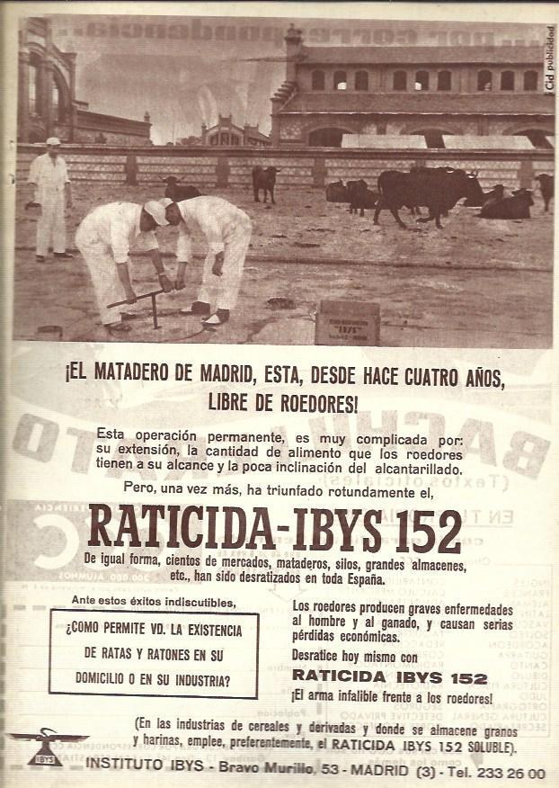 LAMINA 35773: Publicidad de raticida Ibys 152