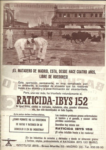 LAMINA 35773: Publicidad de raticida Ibys 152