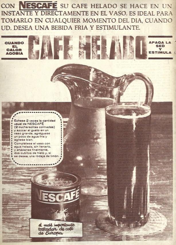 LAMINA 35768: Receta café helado Nescafe