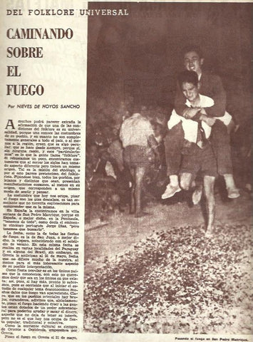LAMINA 35765: Pasando el fuego en San Pedro Manrique