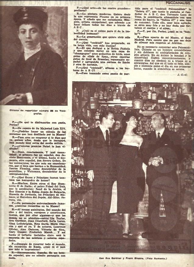 LAMINA 35764: Perico Chicote con Ava Gardner