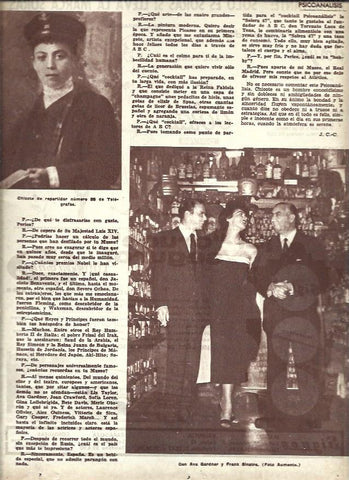 LAMINA 35764: Perico Chicote con Ava Gardner