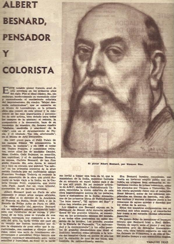 LAMINA 35807: Albert Bernard, por Vazquez Diaz
