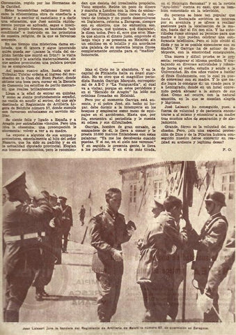 LAMINA 35794: Jose Laisaari  jurando bandera en Zaragoza