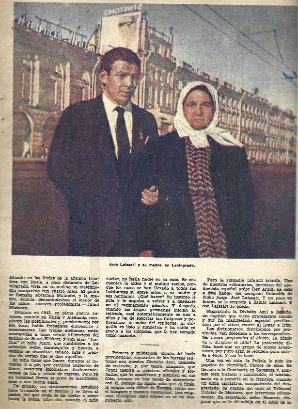 LAMINA 35793: Jose Laisaari y su madre en Leningrado