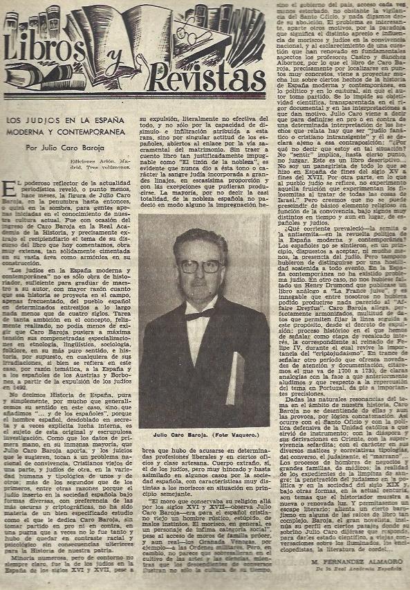 LAMINA 35731: Julio Caro Baroja
