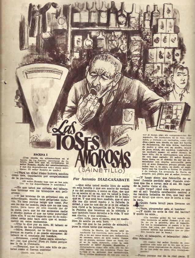 LAMINA 35714:Ilustracion Las toses amorosas