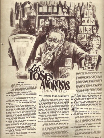 LAMINA 35714:Ilustracion Las toses amorosas