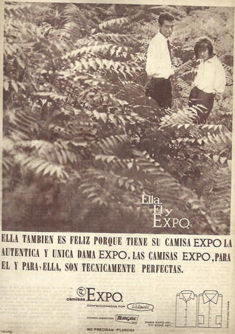 LAMINA 35722: Publicidad de Camisas Expo
