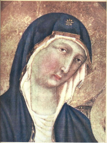 LAMINA 35759: Cara de Madonna de Duccio Buoninsegna