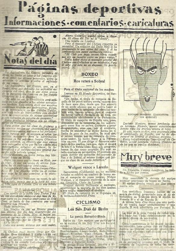 LAMINA 35751: Paginas deportivas