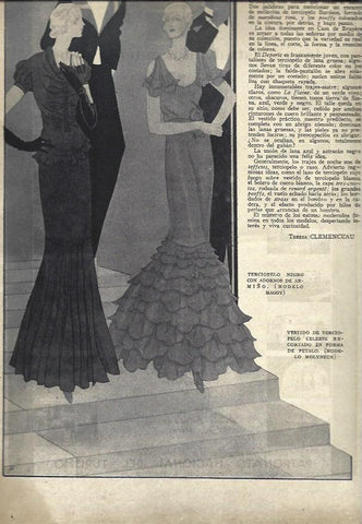 LAMINA 35746: Modelo Maggy y modelo Molyneux
