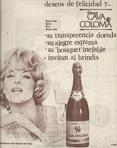 LAMINA 35471: Publicidad de Cava Coloma