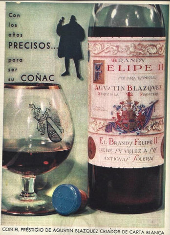 LAMINA 35456: Publicidad de brandy Felipe II