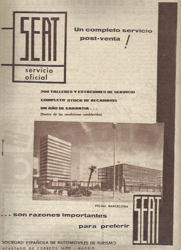 LAMINA 35496: Publicidad de Seat Servicio Oficial 