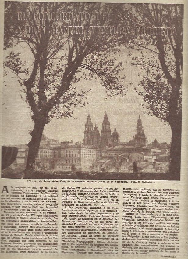 LAMINA 35493:Vista de la catedral de Santiago de Compostela