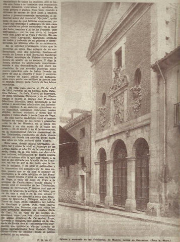 LAMINA 35491: Iglesia de las Trinitarias de Madrid