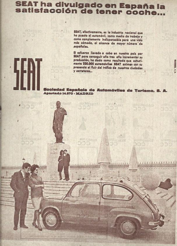 LAMINA 35475: Publicidad de Seat Seiscientos