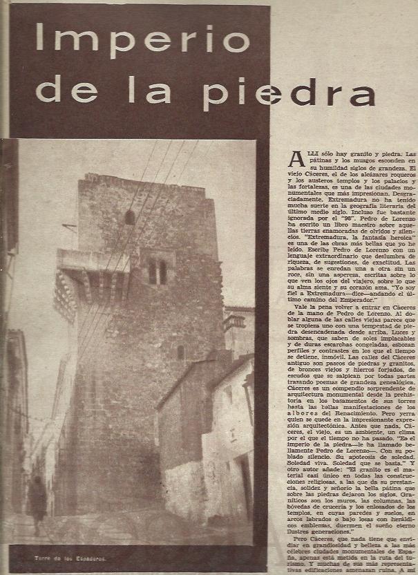 LAMINA 35484: Torre de los Espaderos en Caceres