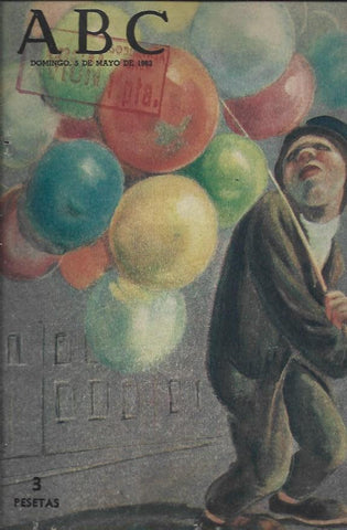 LAMINA 35477: Portada de ABC de 3 de mayo de 1963