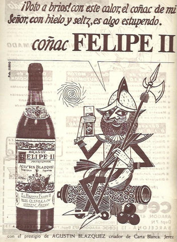 LAMINA 35449: Publicidad de Coñac Felipe II