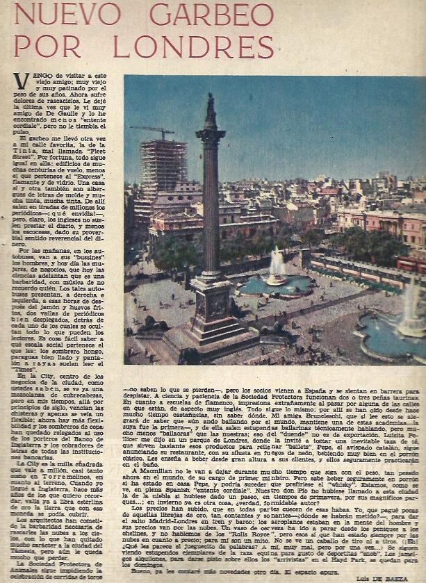 LAMINA 35420: Trafalgar Square en Londres