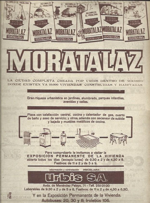LAMINA 35412: Publicidad de venta de viviendas en Moratalaz