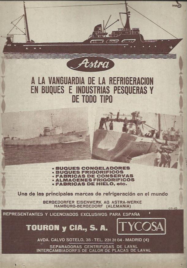 LAMINA 35407: Publicidad de Touron y Cia SA