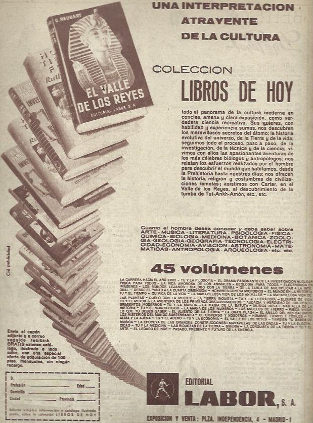 LAMINA 35405: Publicidad de Editorial Labor
