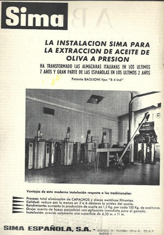 LAMINA 35399: Publicidad de Sima Española SA