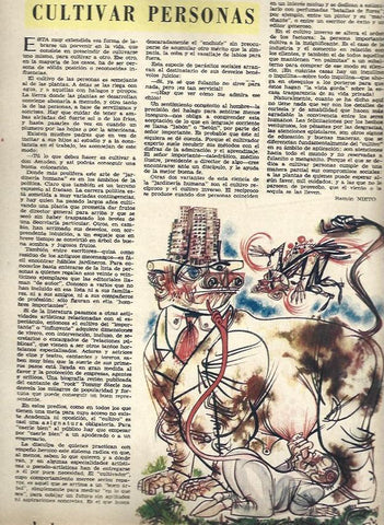LAMINA 35443: Ilustracion Cultivar Personas
