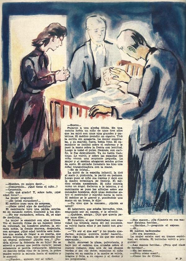 LAMINA 35442: Ilustracion por Alfredo Payrot