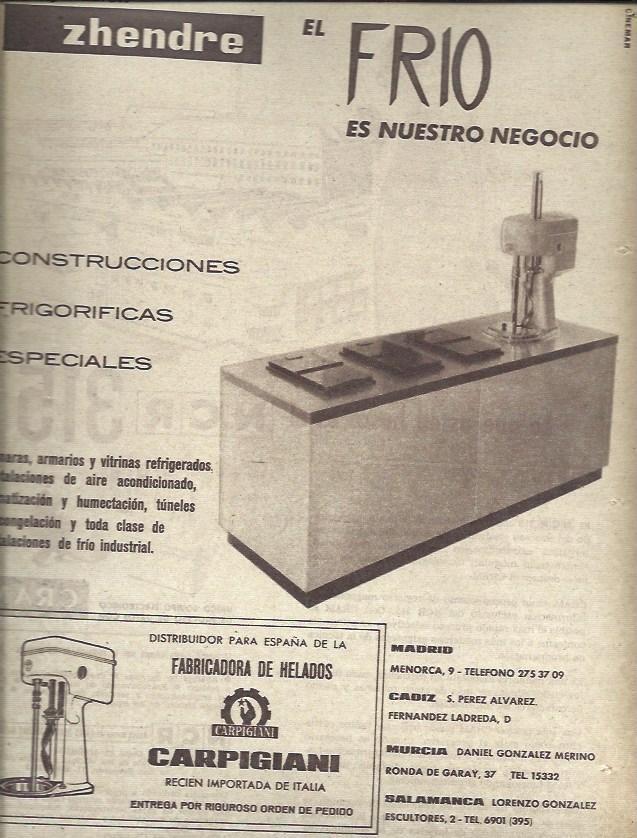 LAMINA 35423: Publicidad de Refrigeracion Zhendre