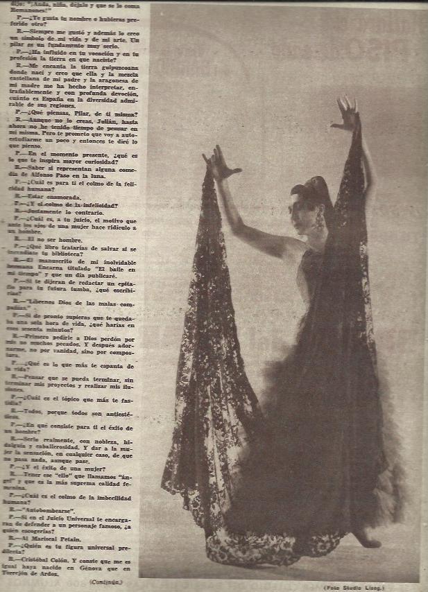 LAMINA 35425: Pilar Lopez