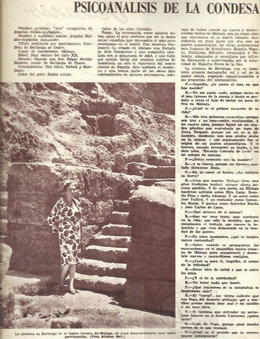 LAMINA 35562: La Condesa de Berlanga de Duero