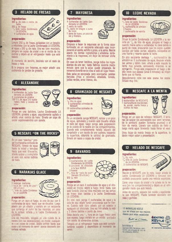 LAMINA 35555: Recetas de cocina
