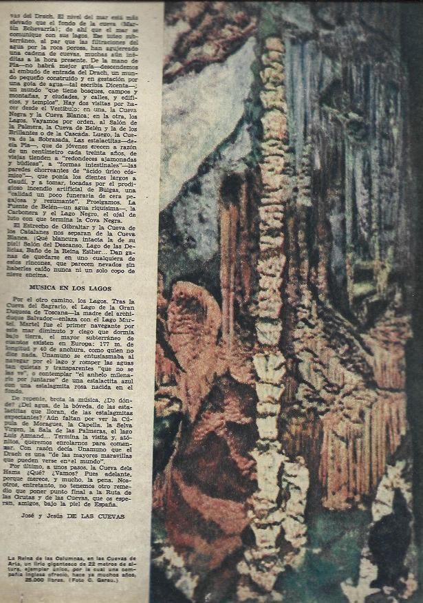 LAMINA 35599: La Reina de las Columnas en las Cuevas de Arta