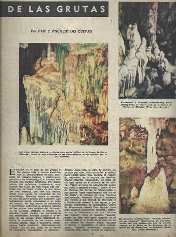 LAMINA 35595: Cueva de Nerja, Malaga