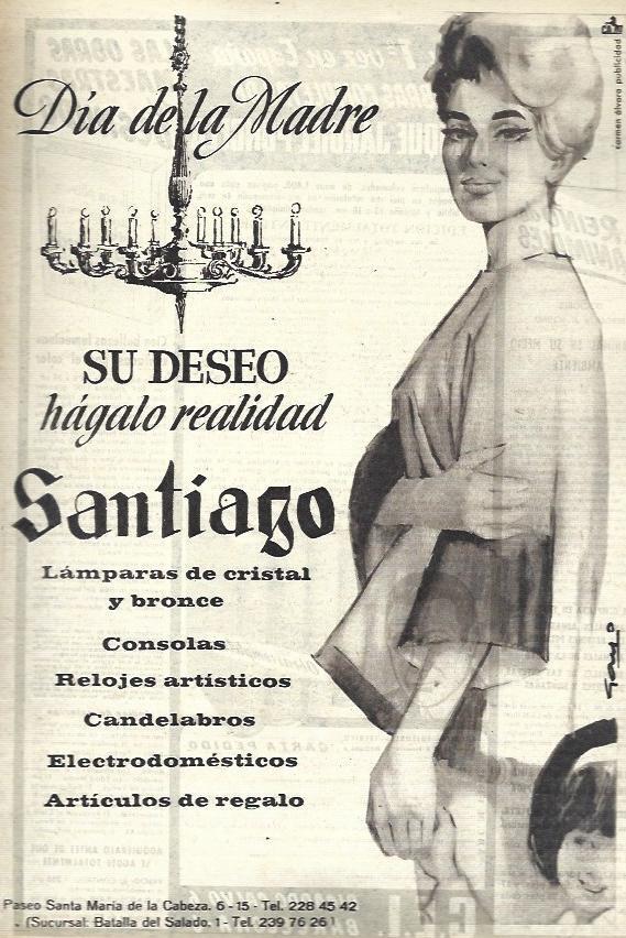 LAMINA 35585: Publicidad Dia de la Madre de Lamparas Santiago