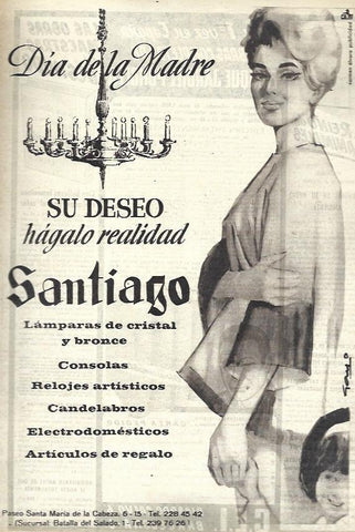 LAMINA 35585: Publicidad Dia de la Madre de Lamparas Santiago