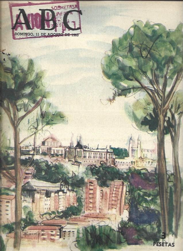 LAMINA 35553: Portada ABC de 11 de agosto de 1963