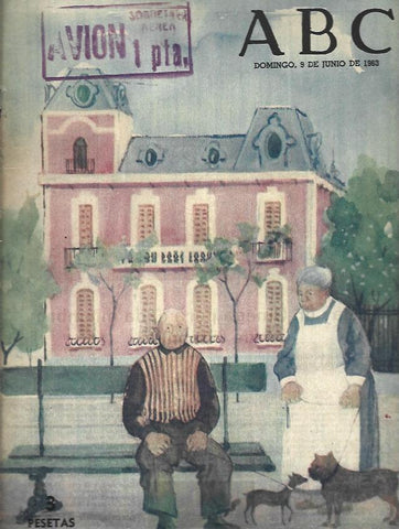 LAMINA 35524: Portada ABC de 9 de junio de 1963