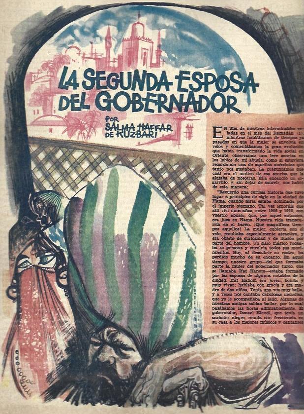 LAMINA 35525: Ilustracion La segunda esposa del gobernador